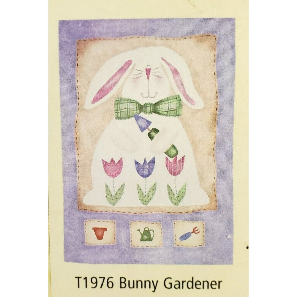 New Toland Bunny Garden Flag 28x40 Spring Rabbit Tulips Flowers Country Easter